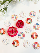 Load image into Gallery viewer, Scalloped Round Donut with Drill Guides Polymer Clay Cutter PCC1840