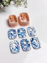 Load image into Gallery viewer, Chunky Rectangle Donut with Drill Guides Polymer Clay Cutter PCC1844