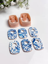 Load image into Gallery viewer, Chunky Rectangle Donut with Drill Guides Polymer Clay Cutter PCC1844