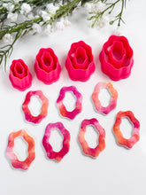Load image into Gallery viewer, Organic Wavy Donut Polymer Clay Cutter PCC1839