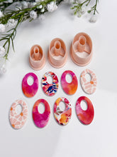 Load image into Gallery viewer, Oval Donut Polymer Clay Cutter PCC1852