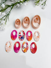 Load image into Gallery viewer, Oval Donut Polymer Clay Cutter PCC1852