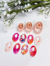 Load image into Gallery viewer, Oval Donut Polymer Clay Cutter PCC1852