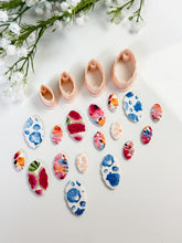Load image into Gallery viewer, Scalloped Long Oval with Drill Guides Polymer Clay Cutter PCC1854