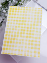 Load image into Gallery viewer, Transfer Paper 649 Yellow Gingham | Image Water Transfer