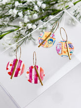 Load image into Gallery viewer, The Colourful Round Hoops (also in silver)