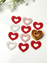 Load image into Gallery viewer, Cordoroy Heart Donut Polymer Clay Cutter
