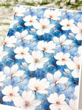 Load image into Gallery viewer, Transfer Paper 587 Blue Flowers | Image Water Transfer