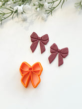 Load image into Gallery viewer, Double Bow Polymer Clay Cutter