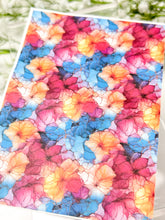 Load image into Gallery viewer, Transfer Paper 598 Abstract Flowers #2 | Image Water Transfer