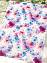 Load image into Gallery viewer, Transfer Paper 604 Watercolor Flowers | Image Water Transfer