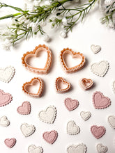 Load image into Gallery viewer, Scalloped Heart Polymer Clay Cutter