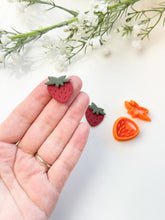 Load image into Gallery viewer, Strawberry Set Polymer Clay Cutters