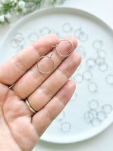 Load image into Gallery viewer, 316L Surgical Stainless Steel Earring Hoops 50pcs/bag