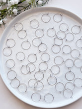 Load image into Gallery viewer, 316L Surgical Stainless Steel Earring Hoops 50pcs/bag