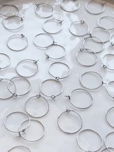 Load image into Gallery viewer, 316L Surgical Stainless Steel Earring Hoops 50pcs/bag