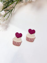 Load image into Gallery viewer, Cupcake Valentine's Set Polymer Clay Cutters