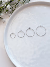 Load image into Gallery viewer, 316L Surgical Stainless Steel Earring Hoops 50pcs/bag
