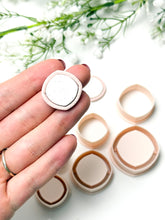 Load image into Gallery viewer, Rounded Square Embedded Polymer Clay Cutter