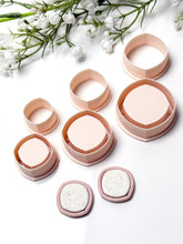 Load image into Gallery viewer, Rounded Square Embedded Polymer Clay Cutter