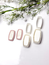 Load image into Gallery viewer, Rounded Rectangle Embedded Polymer Clay Cutter