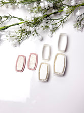 Load image into Gallery viewer, Rounded Rectangle Embedded Polymer Clay Cutter