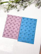 Load image into Gallery viewer, Bow Confetti Rubber Texture Mat for Polymer Clay