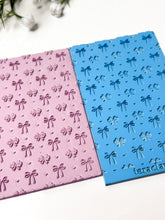 Load image into Gallery viewer, Bow Confetti Rubber Texture Mat for Polymer Clay