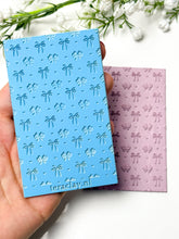 Load image into Gallery viewer, Bow Confetti Rubber Texture Mat for Polymer Clay