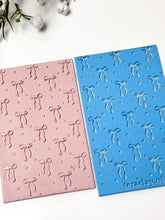 Load image into Gallery viewer, Soft Ribbon Bows Rubber Texture Mat for Polymer Clay