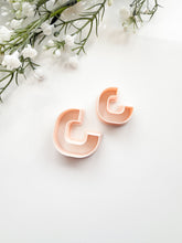 Load image into Gallery viewer, Rounded Square Hoop Polymer Clay Cutters