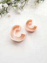 Load image into Gallery viewer, Rounded Square Hoop Polymer Clay Cutters