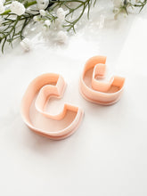 Load image into Gallery viewer, Rounded Square Hoop Polymer Clay Cutters