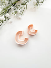 Load image into Gallery viewer, Rounded Square Hoop Polymer Clay Cutters