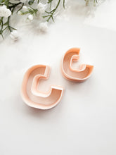 Load image into Gallery viewer, Rounded Square Hoop Polymer Clay Cutters