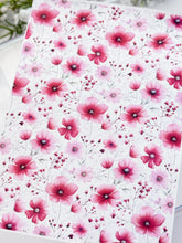 Load image into Gallery viewer, Transfer Paper 444 Pink Florals | Image Water Transfer