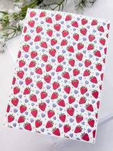 Load image into Gallery viewer, Transfer Paper 454 Strawberries & Hearts | Image Water Transfer