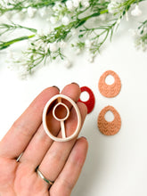 Load image into Gallery viewer, Chunky Pointed Oval Donut Polymer Clay Cutter