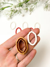Load image into Gallery viewer, Elegant Frame Skinny Donut Polymer Clay Cutter