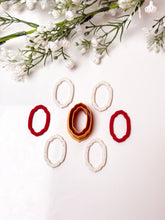 Load image into Gallery viewer, Elegant Frame Skinny Donut Polymer Clay Cutter