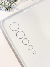 Load image into Gallery viewer, 24K Gold/925 Sterling Silver Plated Circle Brass Bezel Connector (multiple sizes)