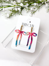 Load image into Gallery viewer, The Skinny Bow Dangles (also in silver)