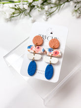 Load image into Gallery viewer, The Long Pebble Dangles (also in silver)