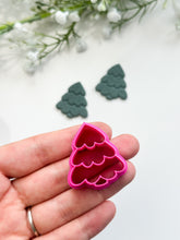 Load image into Gallery viewer, Christmas Tree Detailed Polymer Clay Cutter