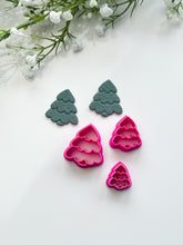 Load image into Gallery viewer, Christmas Tree Detailed Polymer Clay Cutter