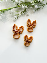 Load image into Gallery viewer, Rudolf The Reindeer Detailed Polymer Clay Cutter | Christmas Cutters