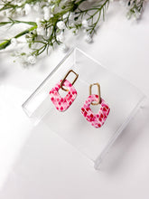 Load image into Gallery viewer, The Pink Chevron Thick Hoop Donuts