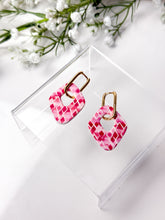 Load image into Gallery viewer, The Pink Chevron Thick Hoop Donuts