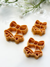 Load image into Gallery viewer, Bells & Bows Christmas Detailed Polymer Clay Cutter