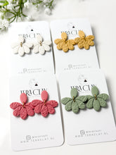 Load image into Gallery viewer, The Layered Floral Dangles (also in silver)